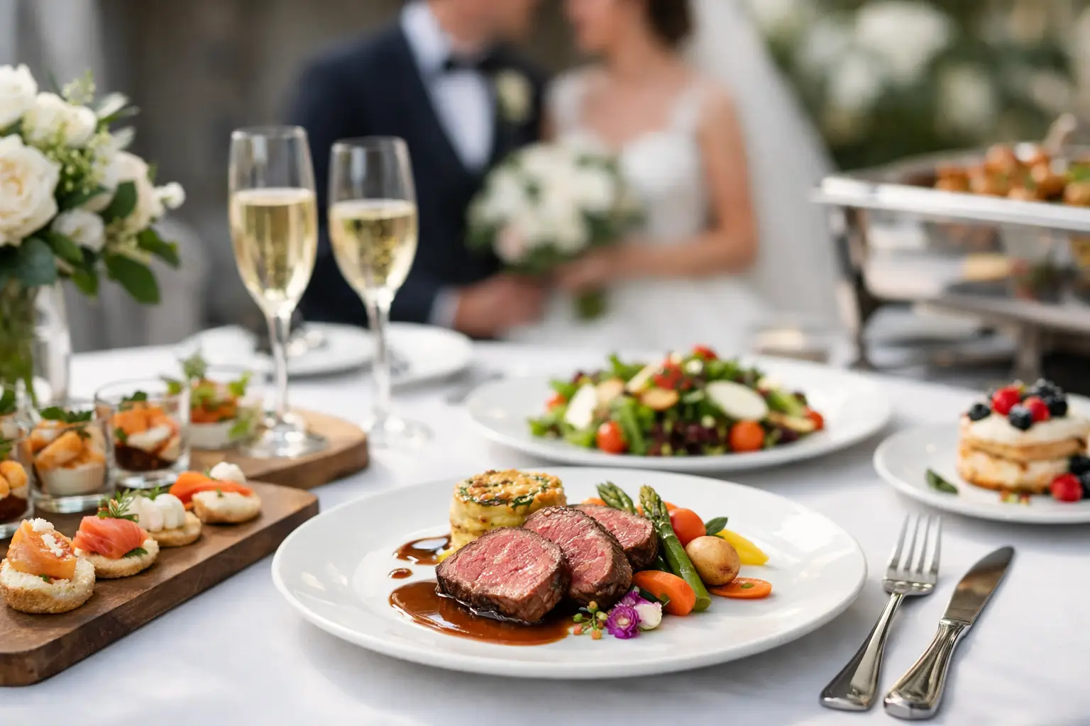 Exemple traiteur mariage pour un menu personnalisé