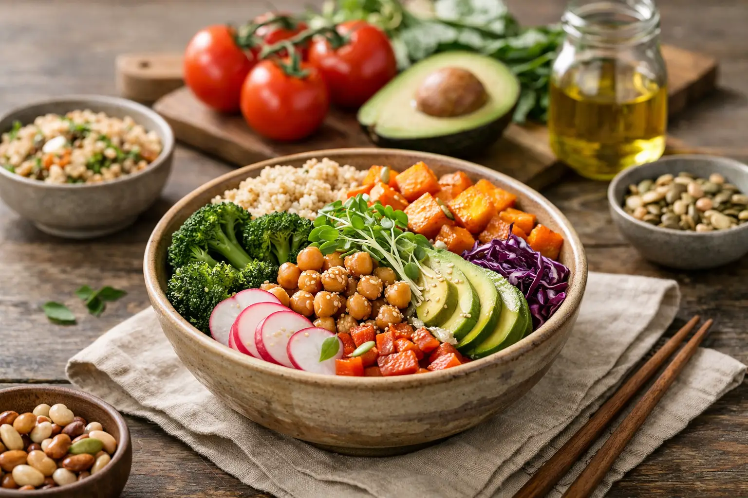 Cuisine durable pour des bols pleins de sens