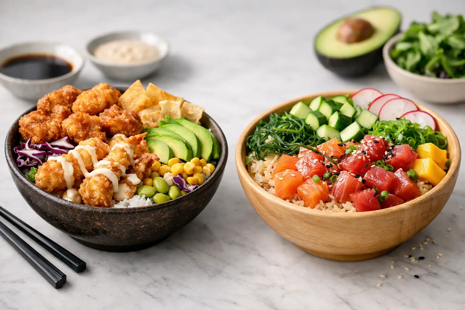 Le poke est-il nutritif? Tout dépend du bol