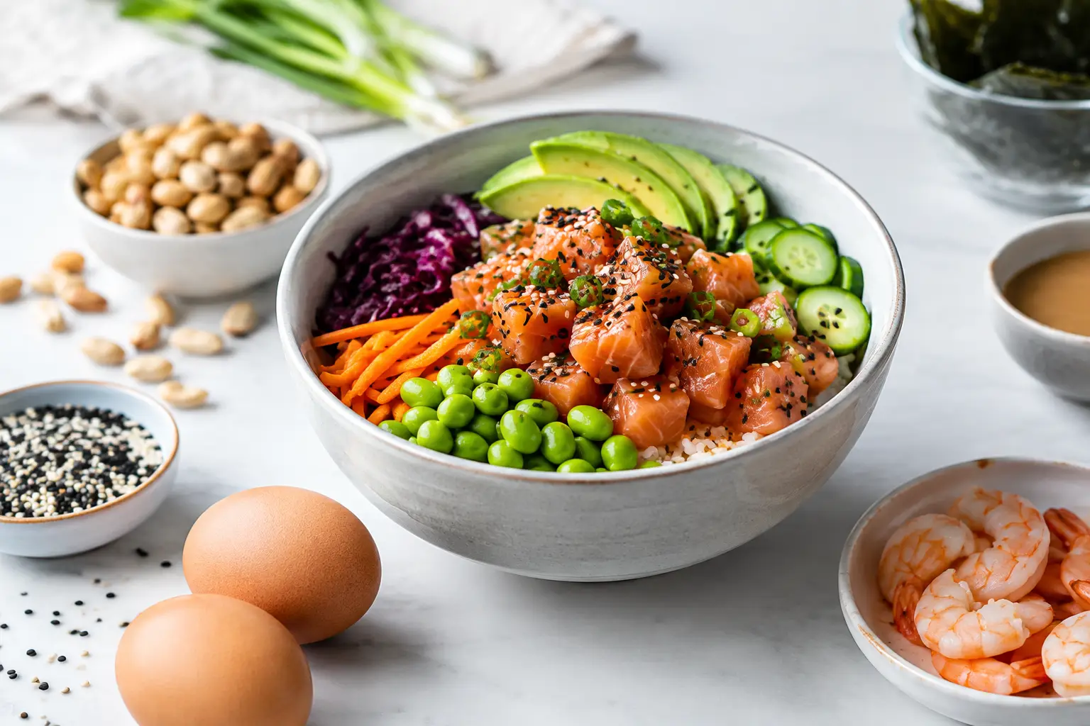 Quels allergènes dans un poke bowl au Québec?