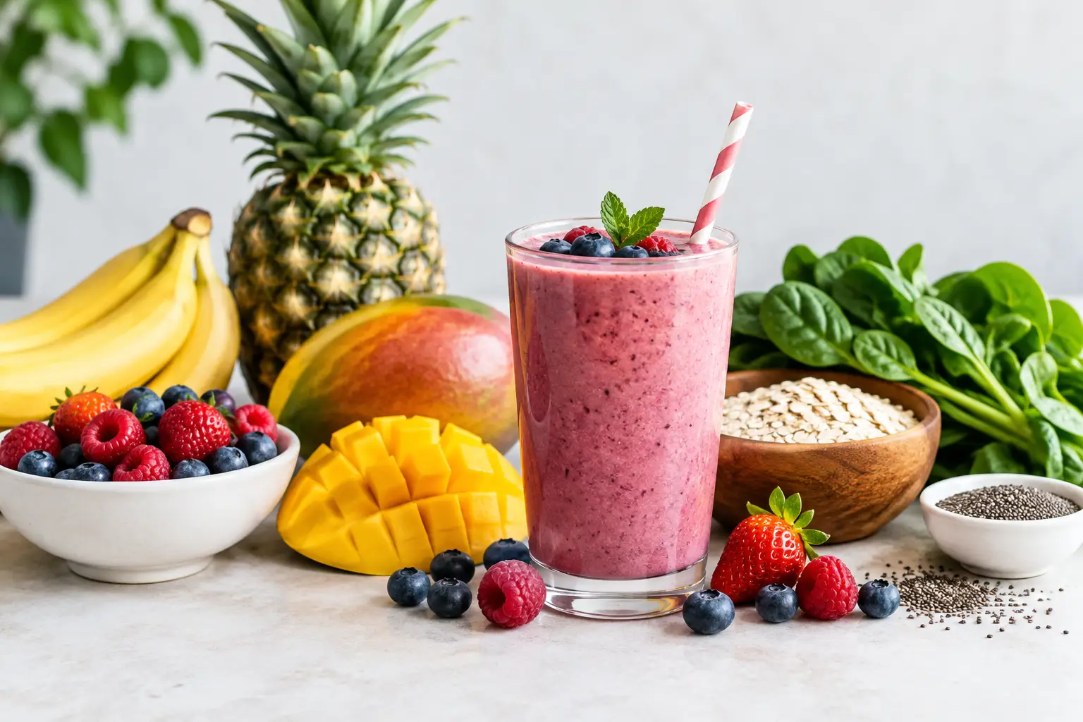 Les meilleurs fruits pour smoothies énergisants